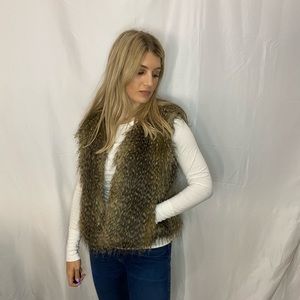 Express Faux Fur Vest